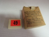 Dated 1939 Box (15 Rds) 7.35 Carcano Ammo in Stripper Clips