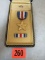 Wwii U.S. Silver Star Medal/coffin Box