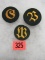 (3) Wwii Nazi Cloth Sleeve Trade Patches