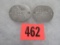 (2) Wwii Usn 1941 Dog Tags