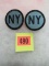 (2) Wwii New York State Guard Patches
