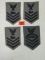 (4) Wwii Dated Usn Ratings Patches