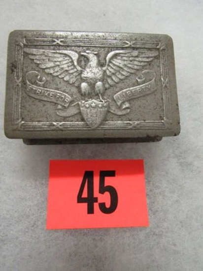 Wwi "strike For Liberty" Matchbox Cover