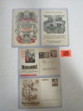 (4) Wwii Nazi Propaganda Postcards