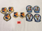 Group Of (9) 1990's Usaf Patches