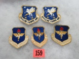 Group Of (5) 1990's Usaf Patches