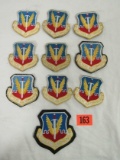 Group Of (10) 1990's Usaf Patches