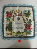 Wwii U.S. Army Souvineer Pillow