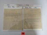 (2) Wwi U.S. Army Documents
