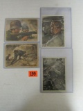 (4) Nazi Wehrmacht Prop. Postcards