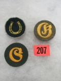 (3) Nazi Military Trade Sleeve Patches