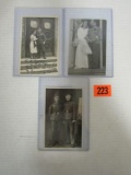 (3) Nazi Soldiers Photo Postcards
