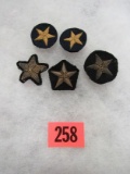 (5) Kriegsmarine Boatswain's Sleeve Stars
