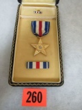 Wwii U.S. Silver Star Medal/coffin Box