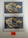 (2) Nazi 1939 Hitler Propaganda Postcards