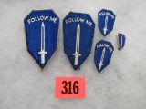 (5) U.S. Army Infantry School Items