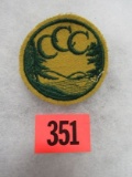 1930's Ccc/civilian Cons. Corps Patch