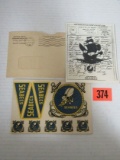 Wwii Usn Seabees V-mail Decal Sheet