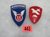 (2) Wwii U.S. Army Airborne Patches