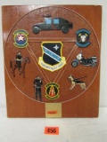 Security Police Group Modern Plaque