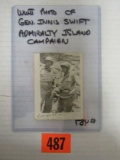 Wwii Photo Of General Innis Swift