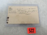 1947 German Wwii Pow Letter/egypt