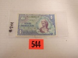 Vietnam War $1.00 Mpc/military Cert.