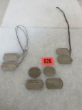 Lot Of Us Military Dog Tags/some Wwii