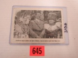 Rare! Nazi Propaganda Postcard/hitler