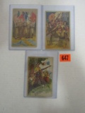 (3) Wwii Free French Prop. Postcards