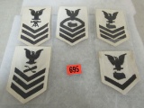 (6) Wwii Usn Ratings Patches