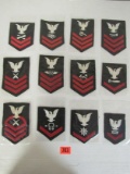 (4) Wwii Usn Ratings Patches