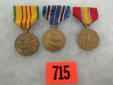 (3) U.S. Medals