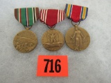 (3) U.S. Medals
