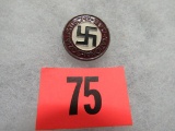 1930's Painted Nazi Party Lapel Pin