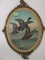 Dated 1904 Framed Chromolitho Print of Flying Ducks Signed Winchester Repeating Arms