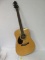 Beautiful Samick Greg Bennett Model D-5 Left Handed 6 String Acoustic Guitar