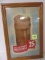 Antique Malted Milkshake Cardboard advertising Sign