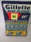 Excellent NOS Gillette Blue Blades Razor Blade Easel Store Display