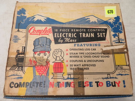 Vintage Marx Electric Train Set