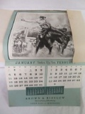 1959 Brown & Bigelow NOS Salesman Sample Calendar