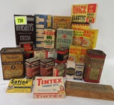 Collection of Vintage Product Tins and Boxes, Inc. Starches, Spices and More