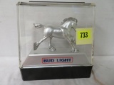 Excellent Vintage Budweiser Bud Light Lighted Clydesdale Advertising Display