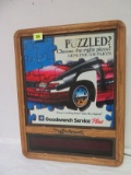 Mr. Goodwrench Lighted Advertising Sign with Digital Message Board