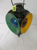 Gorgeous All Original Adlake 4 Way Railroad Signal Lantern