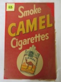 Vintage 1950s Camel Cigarette Metal Sign 12