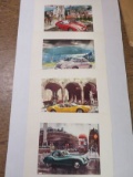 Portfolio of 1971 Classic Sports Car Watercolor Prints, Inc. Porsche, Jaguar, Pantera and Ferrari