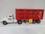 Vintage Tonka Pressed Steel Truck with Livestock Trailer