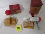 Rare Vintage NOS Delta Bicycle Tail Light and Hubba Hubba Front Hub Light Set, MIB