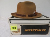 Vintage 5X Beaver Stetson Hat w/ Original Box